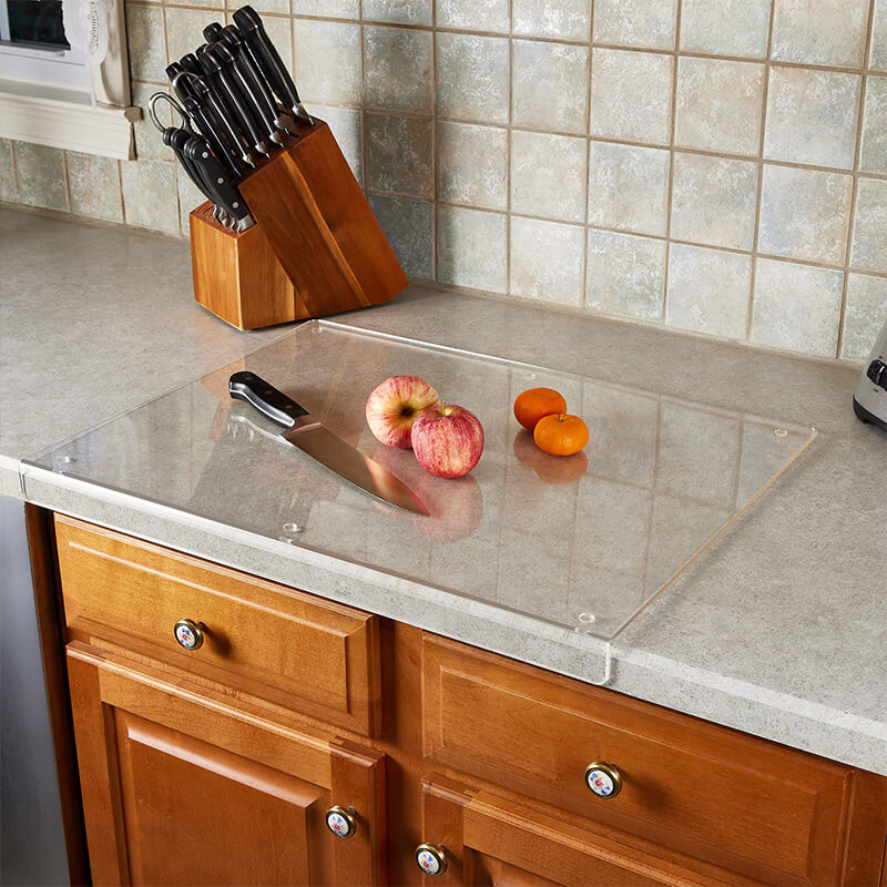Transparent Acrylic Anti-Slip Kitchen Cutting And Serving Board