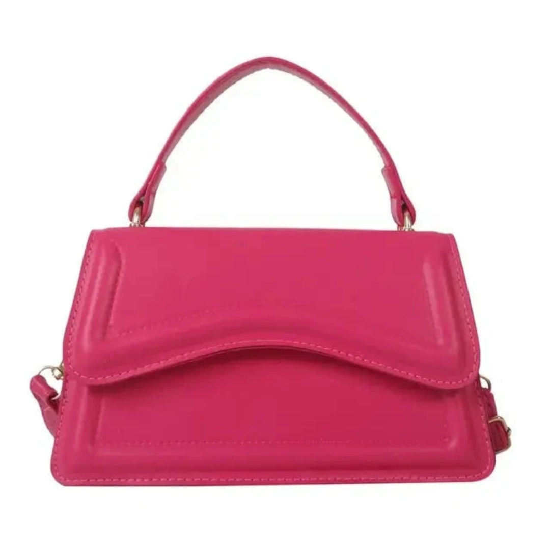 Spacious Premium Leather Padded Strap Ladies Shoulder Bag