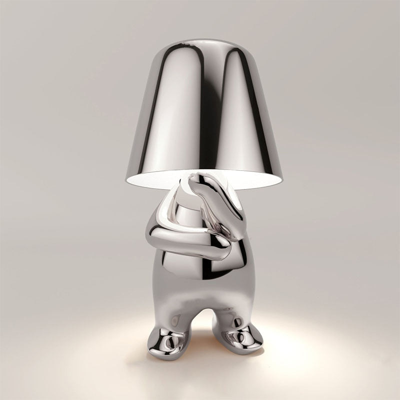 Sleek Rechargeable Touch Dimmable Wireless Warm Glow Table Lamp