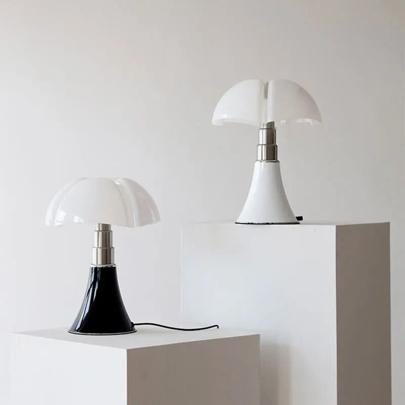 Flower Inspired Adjustable Steel Dimmable Touch Control Table Lamp