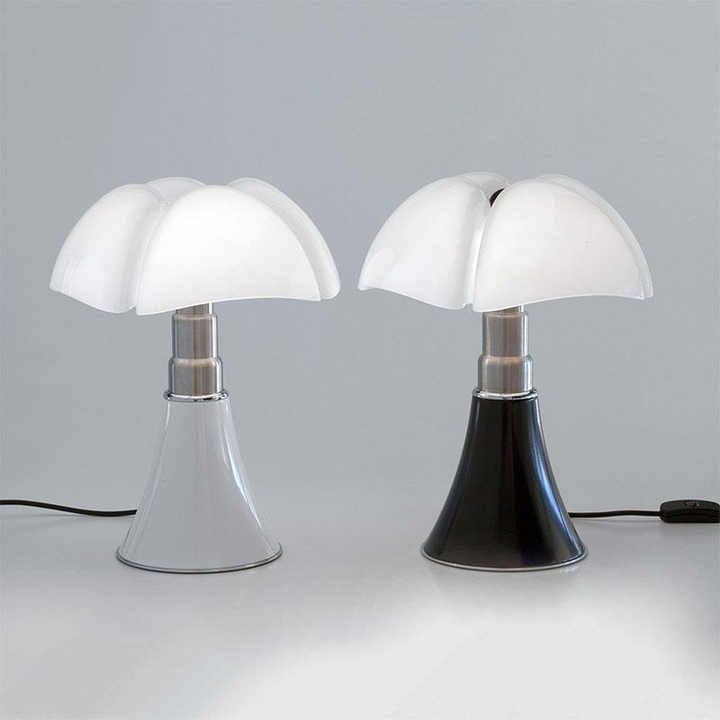 Flower Inspired Adjustable Steel Dimmable Touch Control Table Lamp