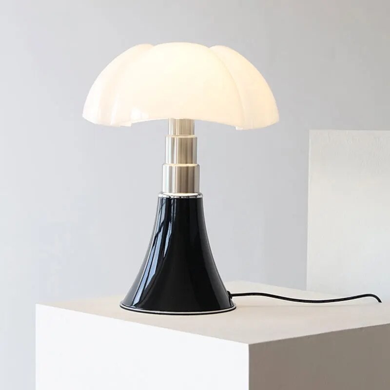 Flower Inspired Adjustable Steel Dimmable Touch Control Table Lamp