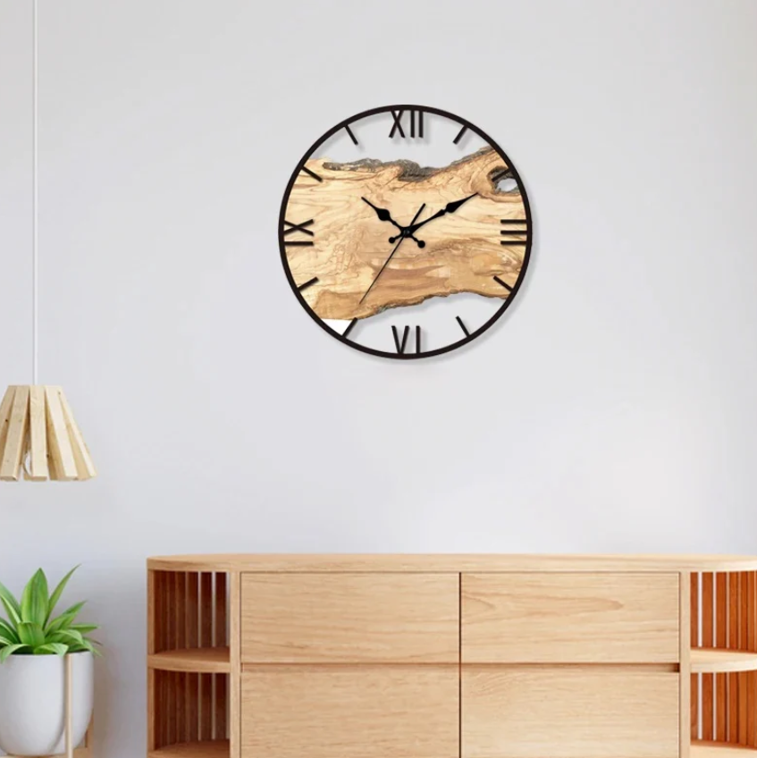 Minimalist Transparent Acrylic Silent Quartz Wall Clock