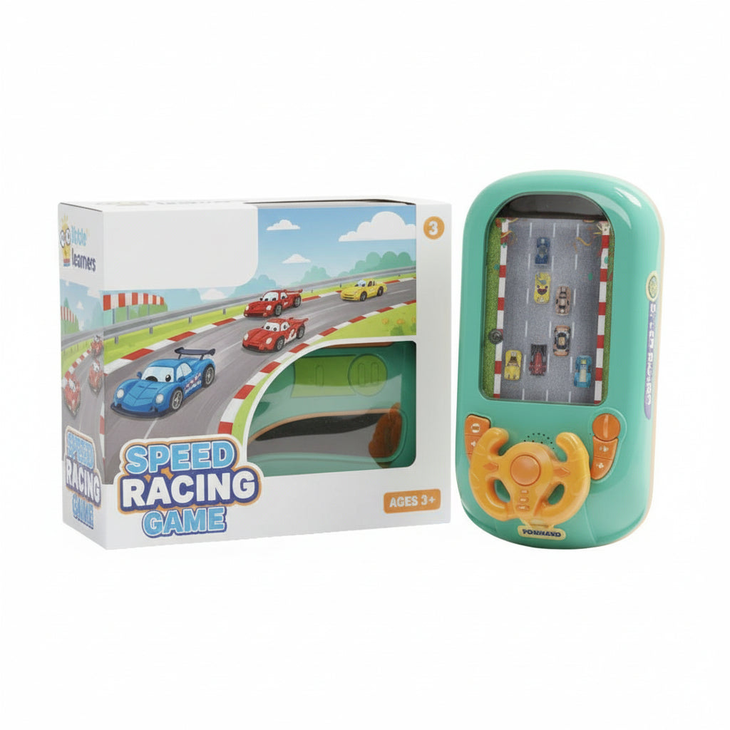 Screen Free Interactive Steering Wheel Racing Game Console Toy