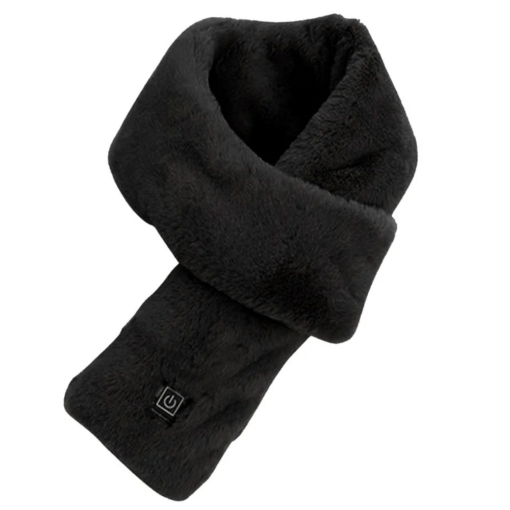 USB Heated Faux Fur Winter Warming Neck Scarf