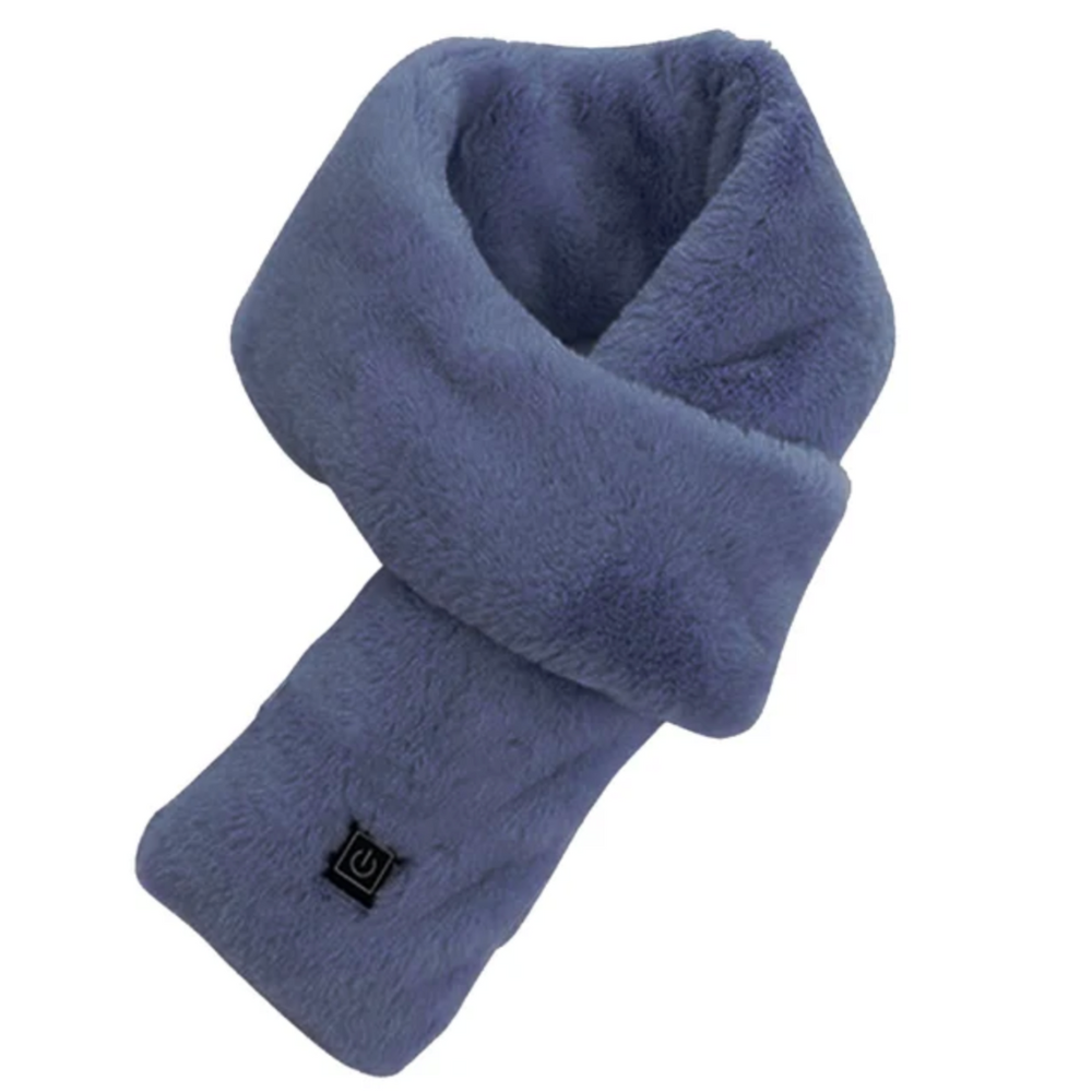 USB Heated Faux Fur Winter Warming Neck Scarf