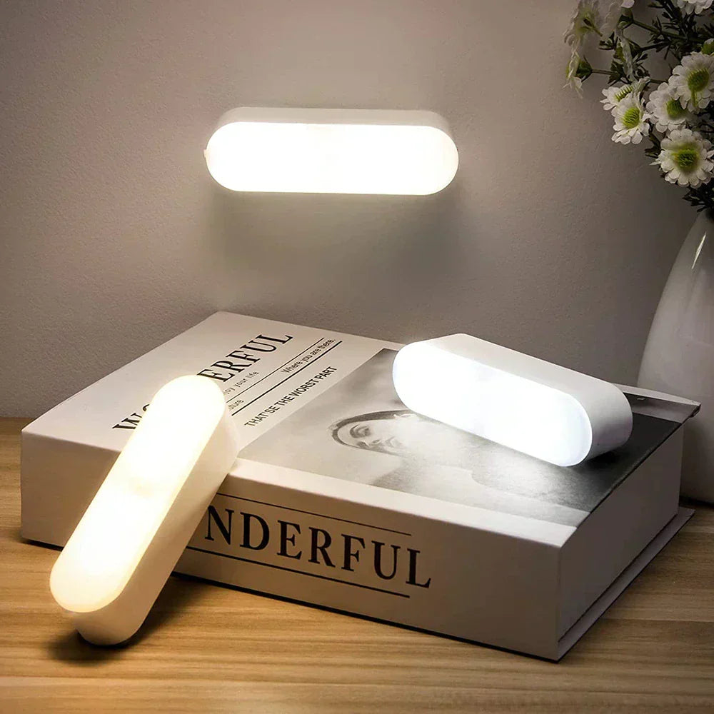 Wireless Magnetic Motion Sensor Rechargeable Wall Light