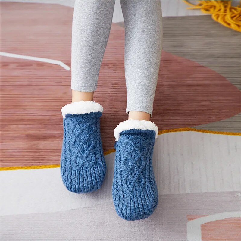 Padded Thermal Blend Winter Warmth Slipper Socks