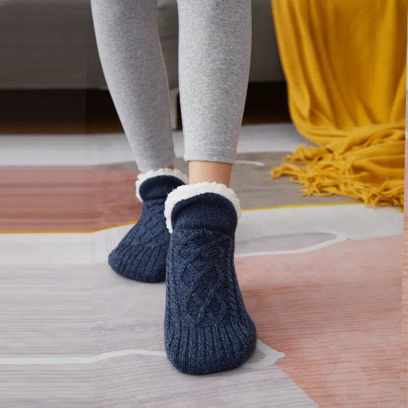 Padded Thermal Blend Winter Warmth Slipper Socks