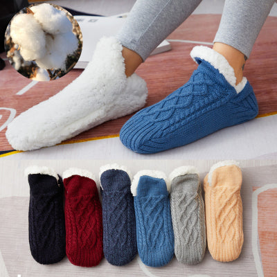 Padded Thermal Blend Winter Warmth Slipper Socks