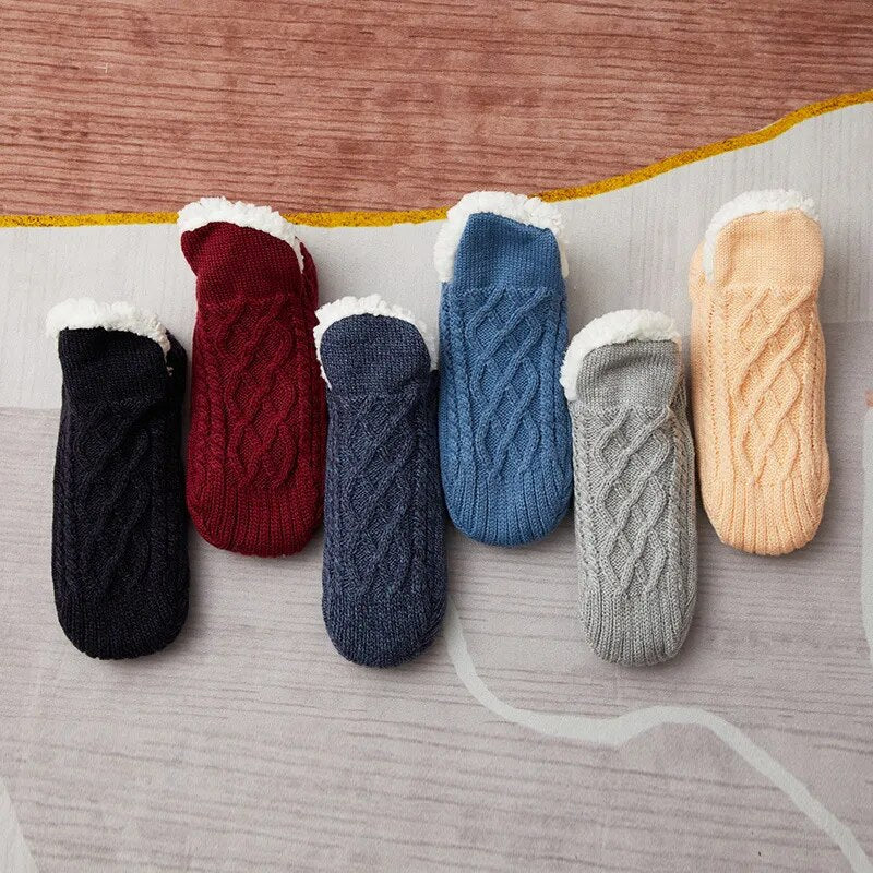 Padded Thermal Blend Winter Warmth Slipper Socks