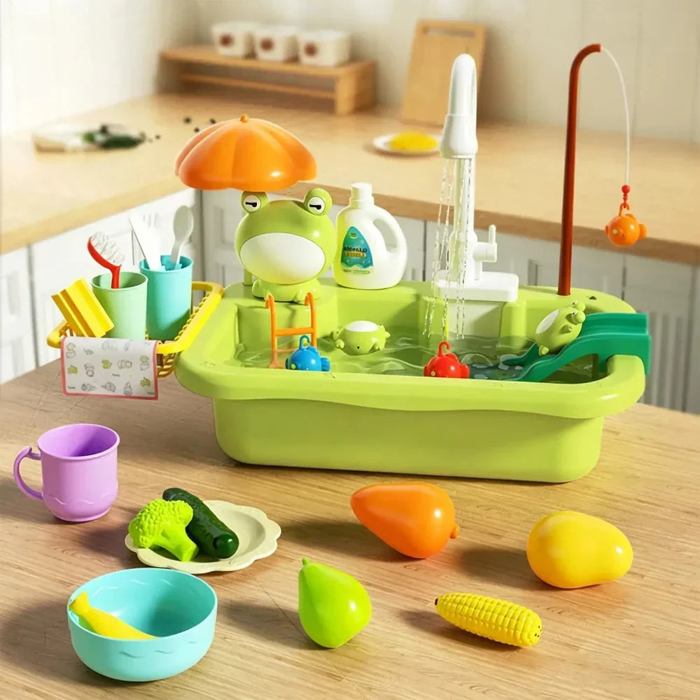 Interactive Pump Action Sensory Water Table Toy Playset