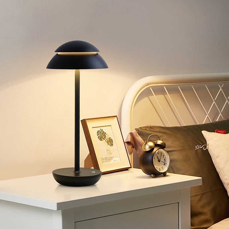 Cordless Portable Plastic Indoor Outdoor Rechargeable Table Lamp