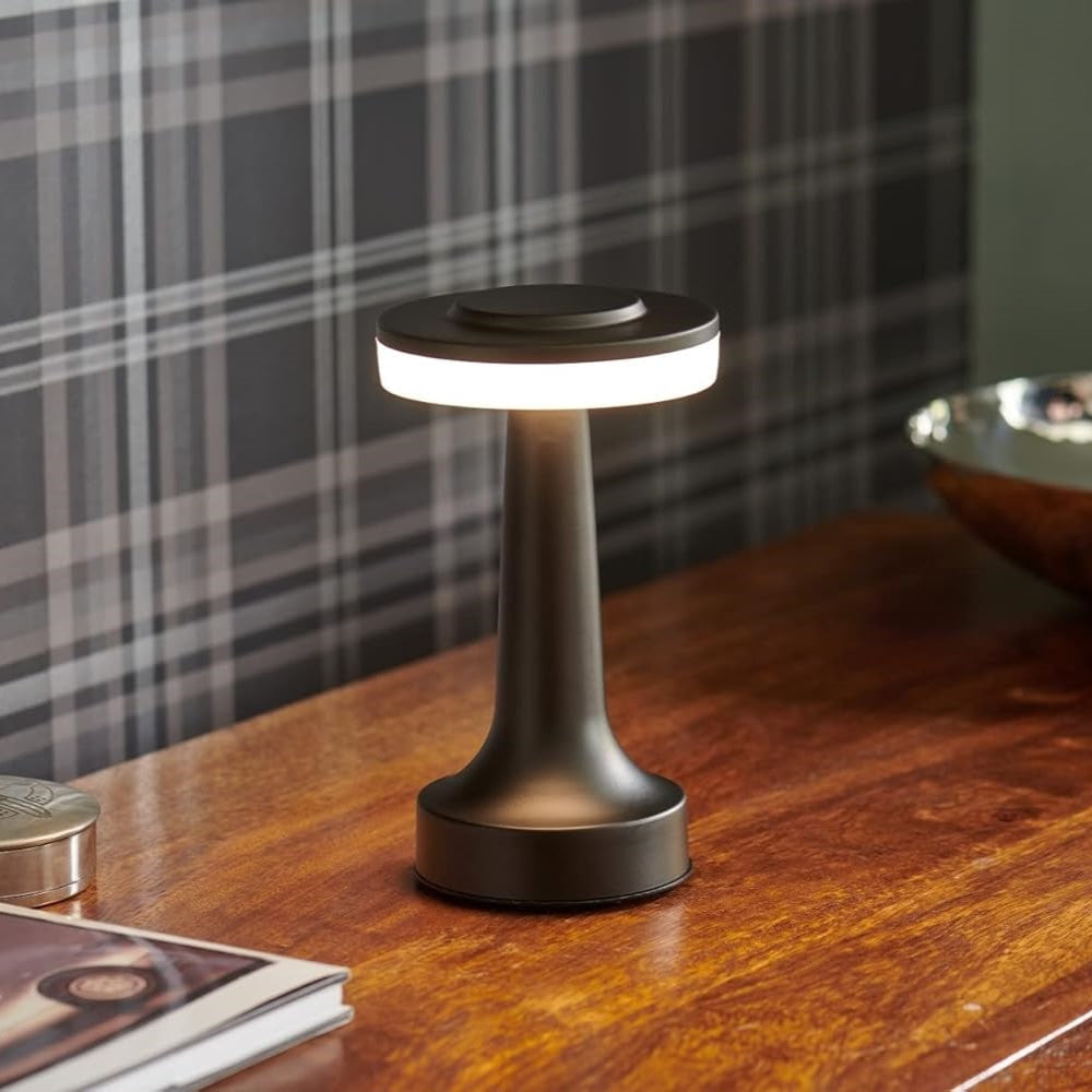 Retro Metal Wireless Rechargeable Dimmable Ambient Table Lamp