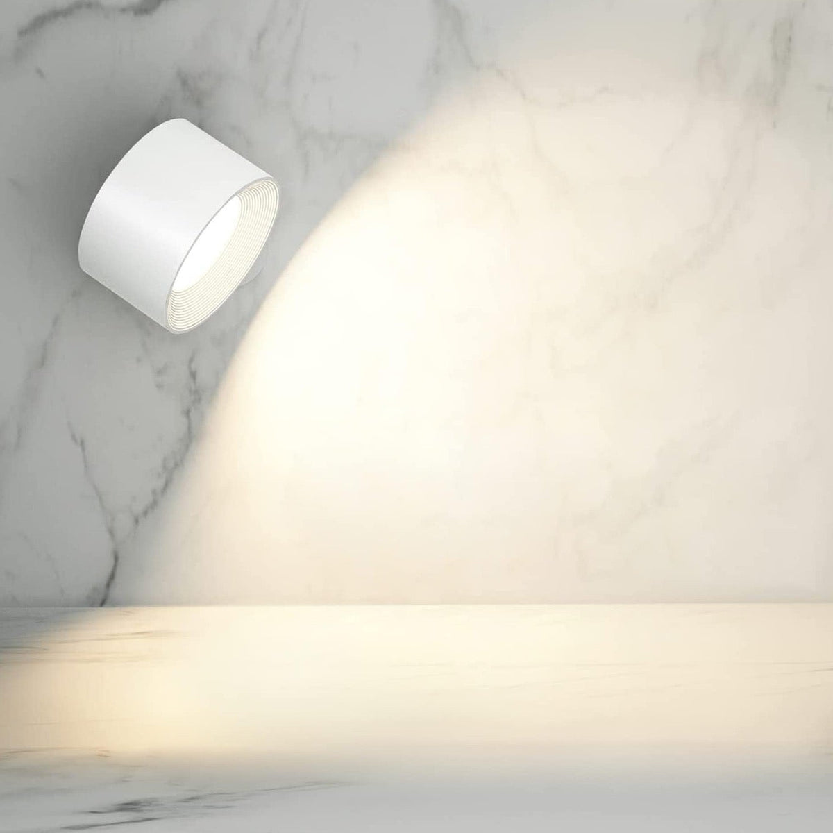 Rotatable Magnetic Mount Cordless Rechargeable Dimmable Wall Light
