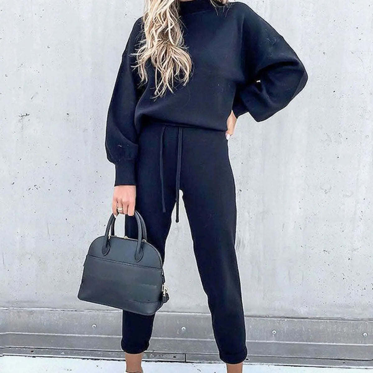 Women's Cosy Two-Piece Tracksuit Outfit Relaxed Jogger Set
