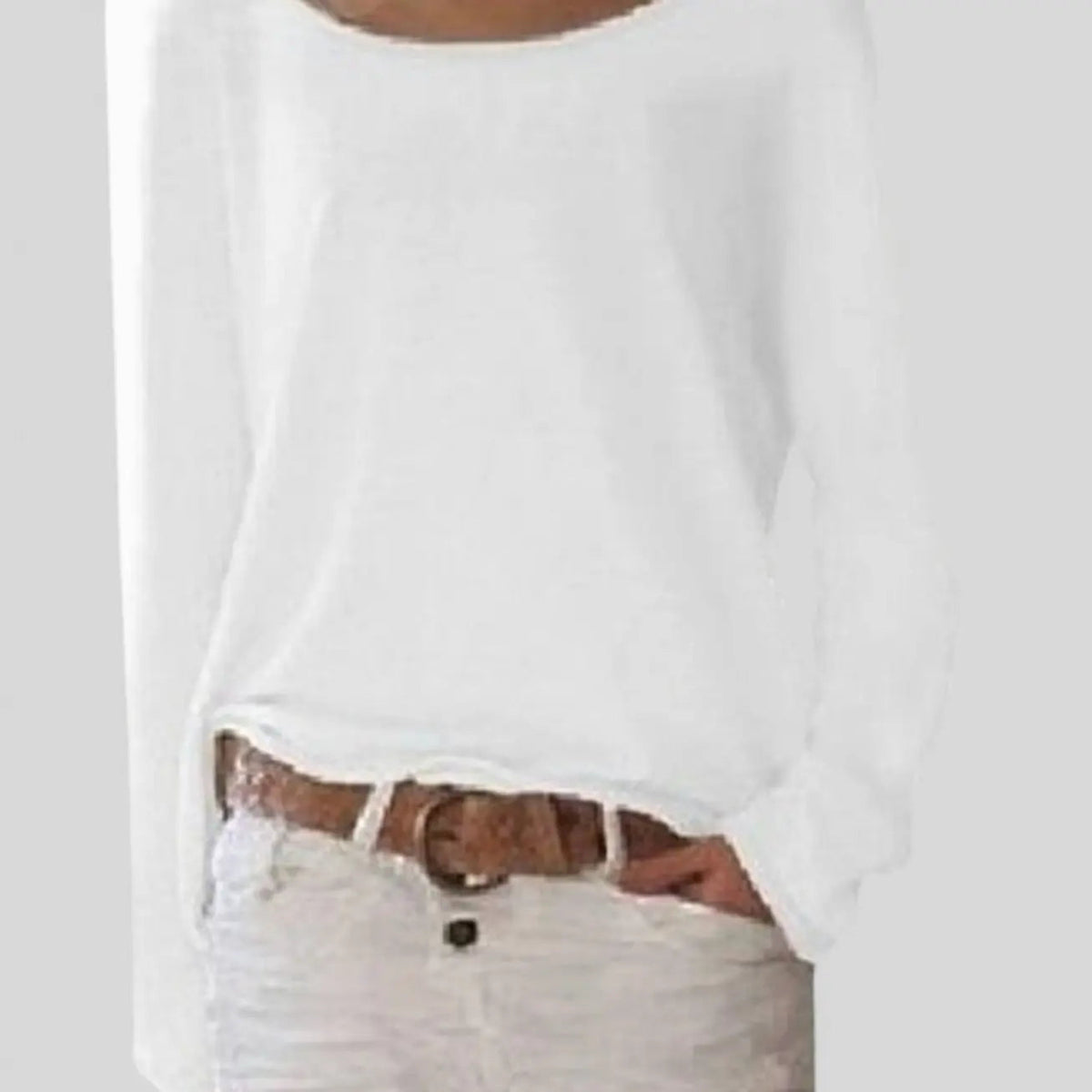 Women's Everyday Crew Neck Long-Sleeve Knit Sweater