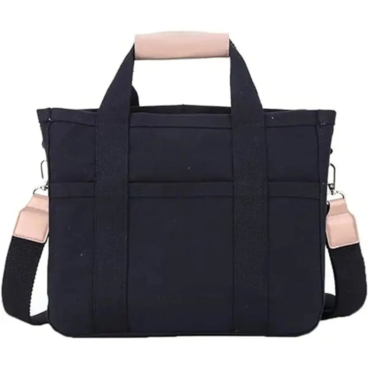 Women's Large-Capacity Multi-Pocket Canvas Tote Bag Crossbody