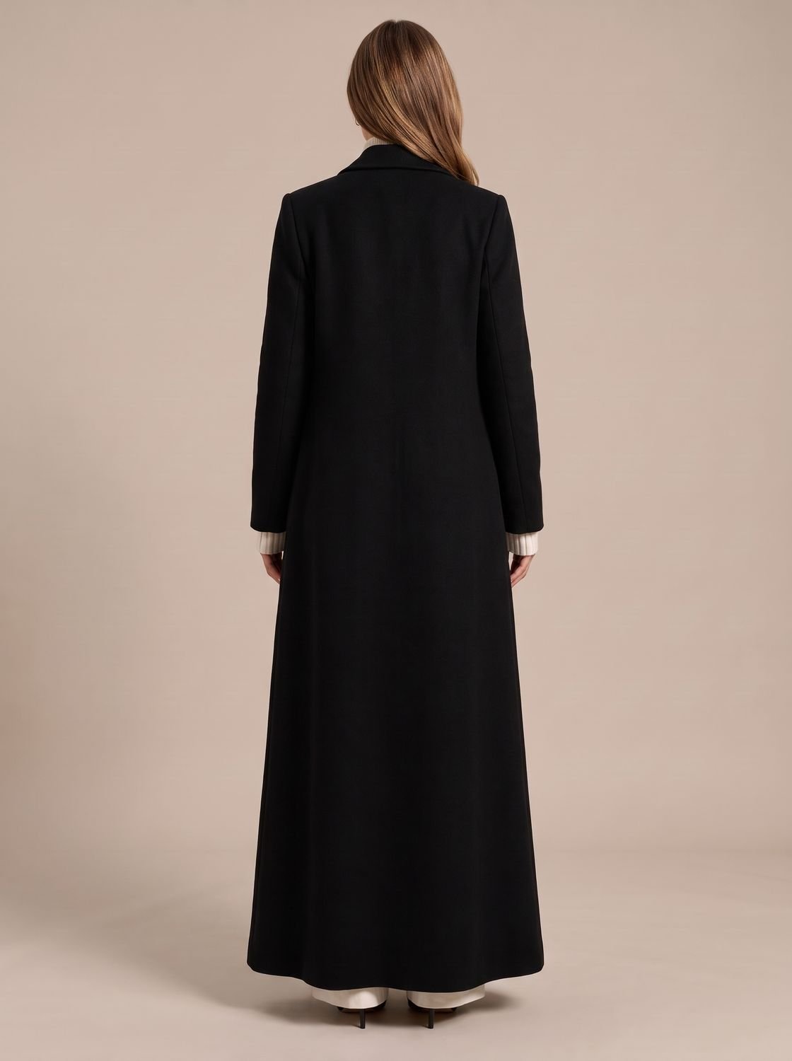 Emily | Women's Longline Warm Double Breasted Wool Coat