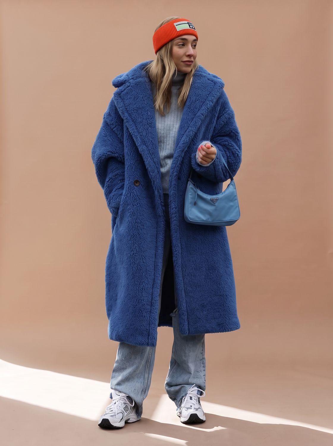 Emily | Women's Oversized Teddy Faux Fur Long Winter Coat