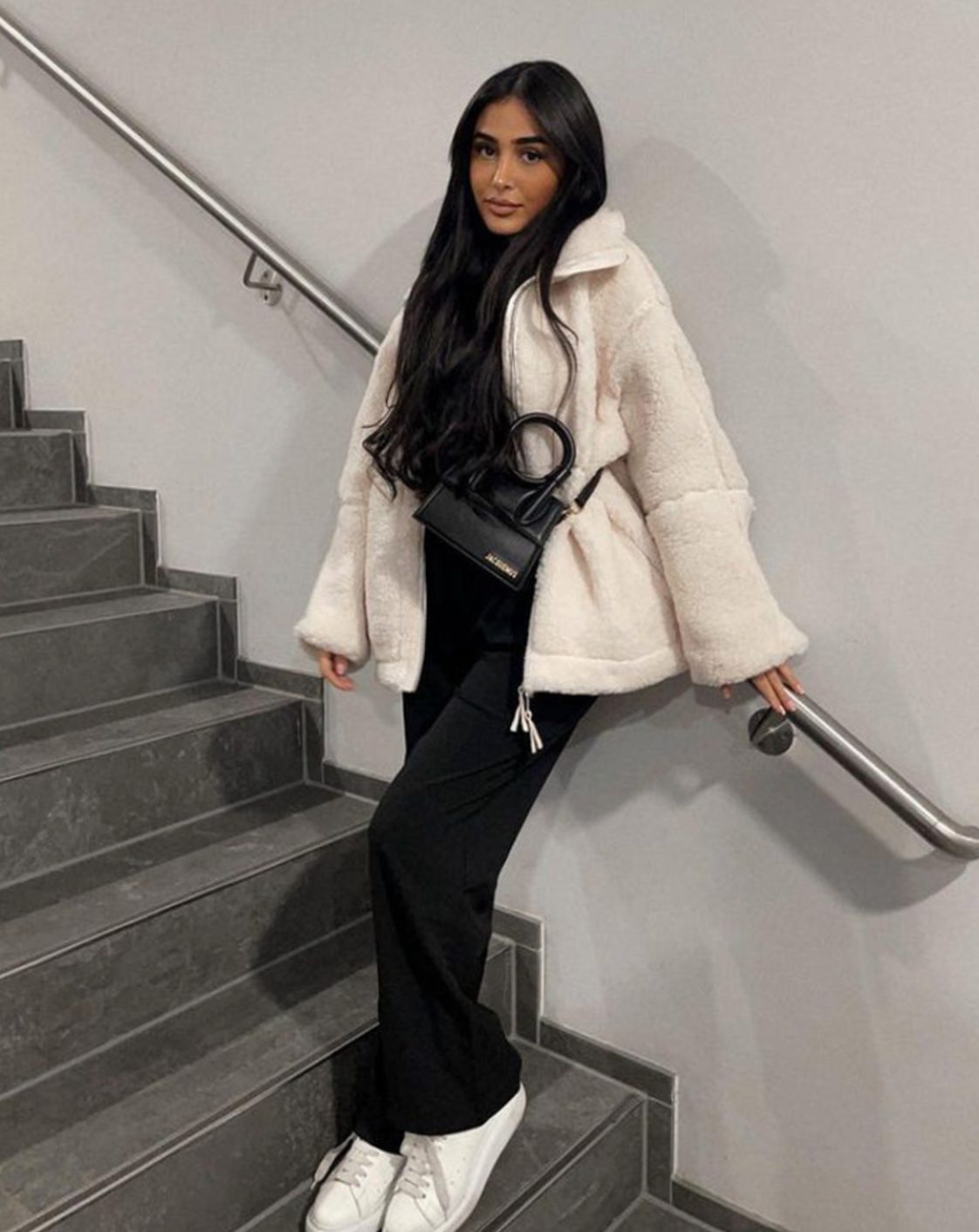 Emily | Women's Oversized Teddy Fleece Zip-Up Jacket