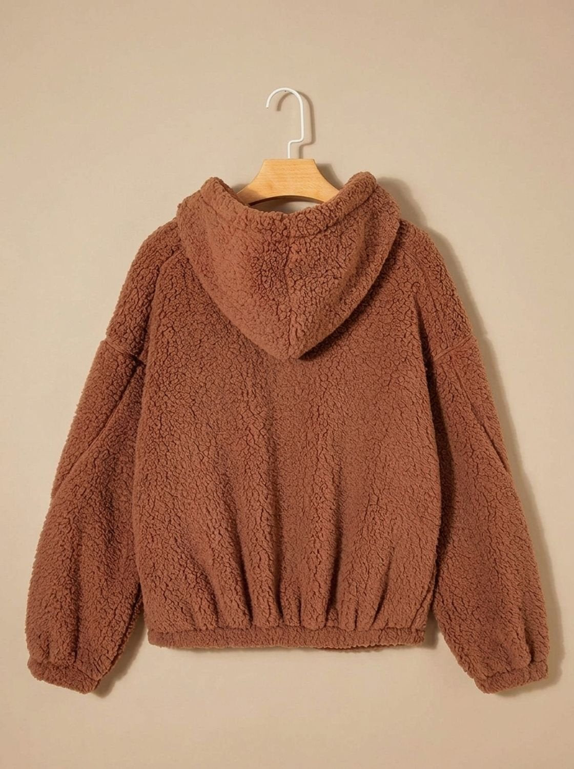 Willow | Women's Relaxed-Fit Hooded Teddy Zip Up Jacket