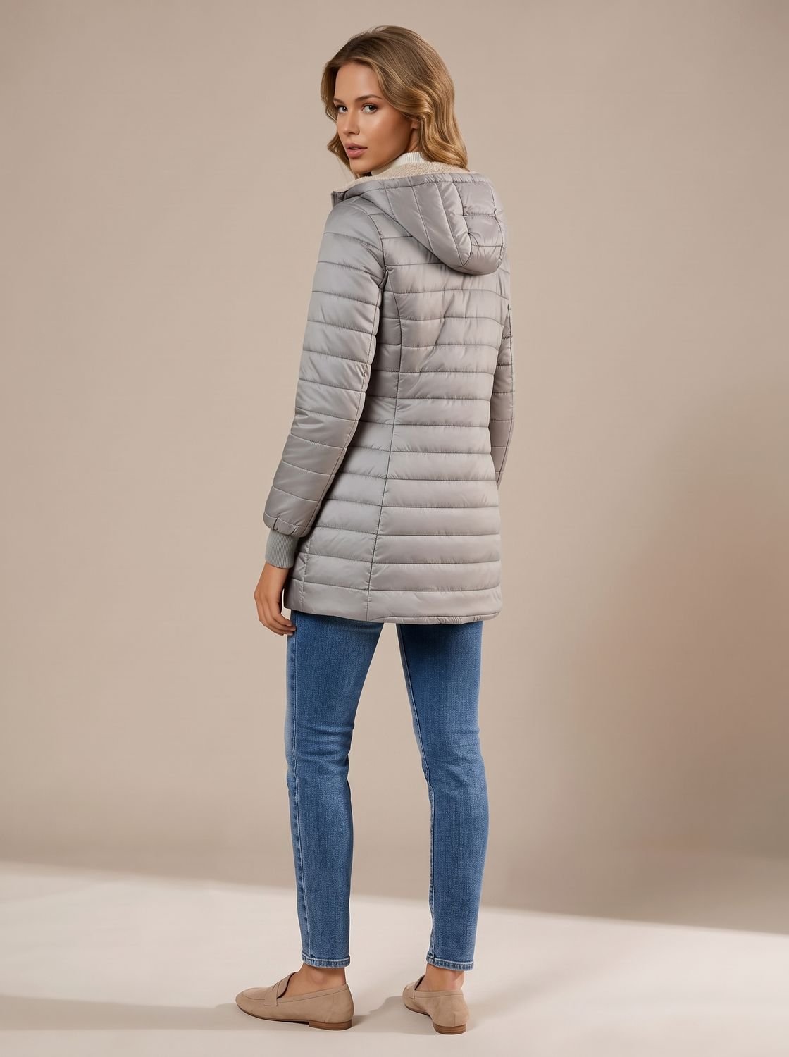Willow | Women's Sherpa-Lined Hooded Quilted Winter Coat