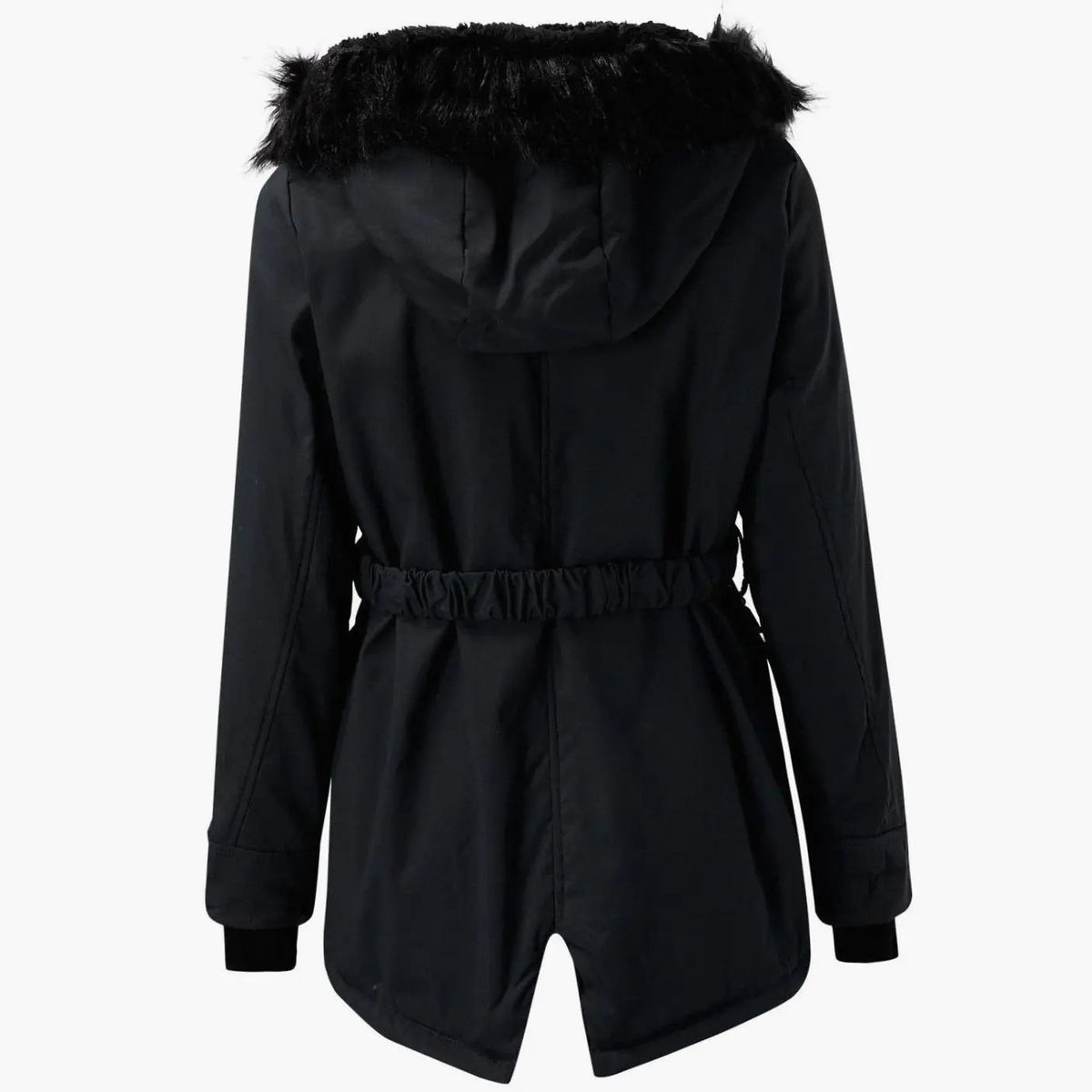 Women's Thick Faux Fur Hooded Insulated Parka Coat