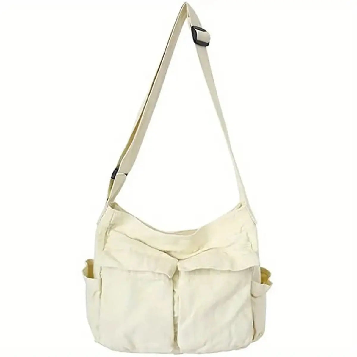 Women's Vintage Multi-Pocket Canvas Tote Bag Crossbody Shoulder Bag