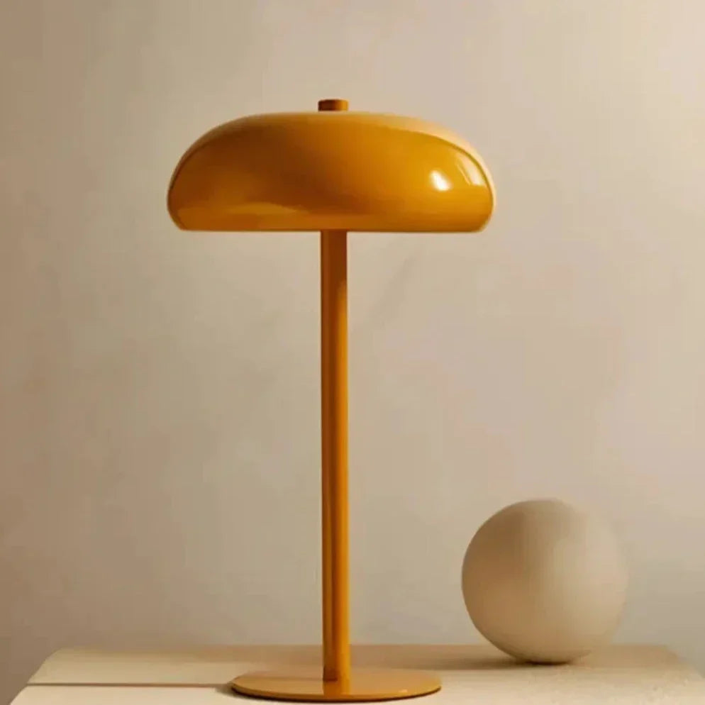 Retro Rounded Silhouette Touch Control Rechargeable Portable Table Lamp