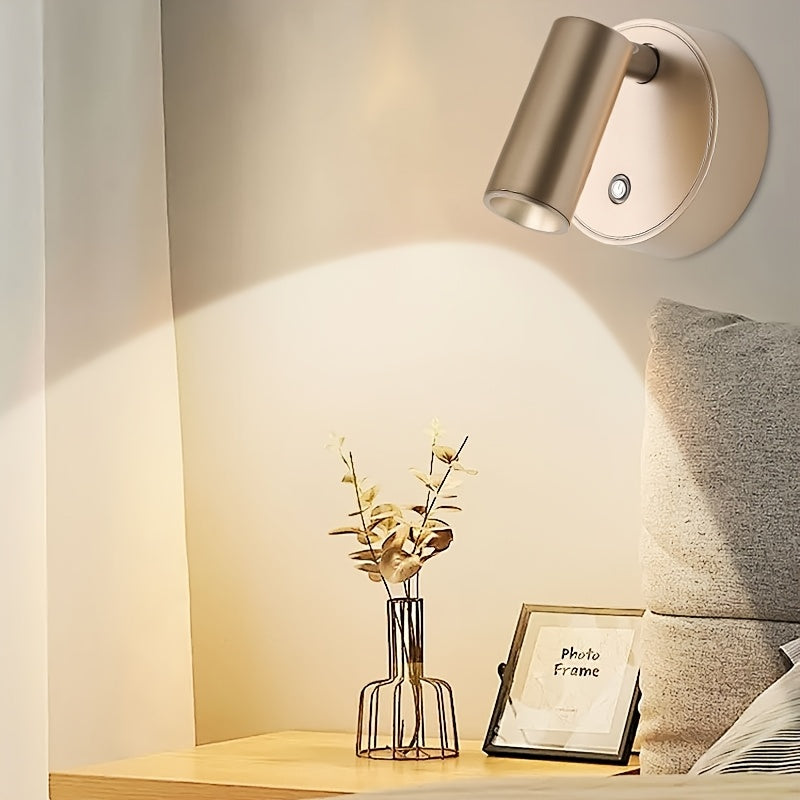 Minimalist Detachable Magnetic Touch Control Rechargeable Wireless Wall Light