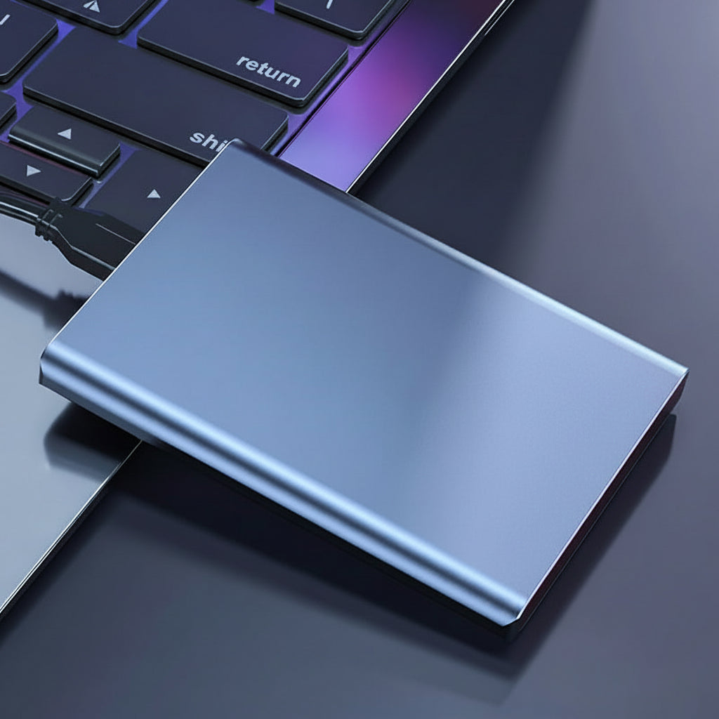 Slim Compact Lightweight External Portable SSD Hard Drive