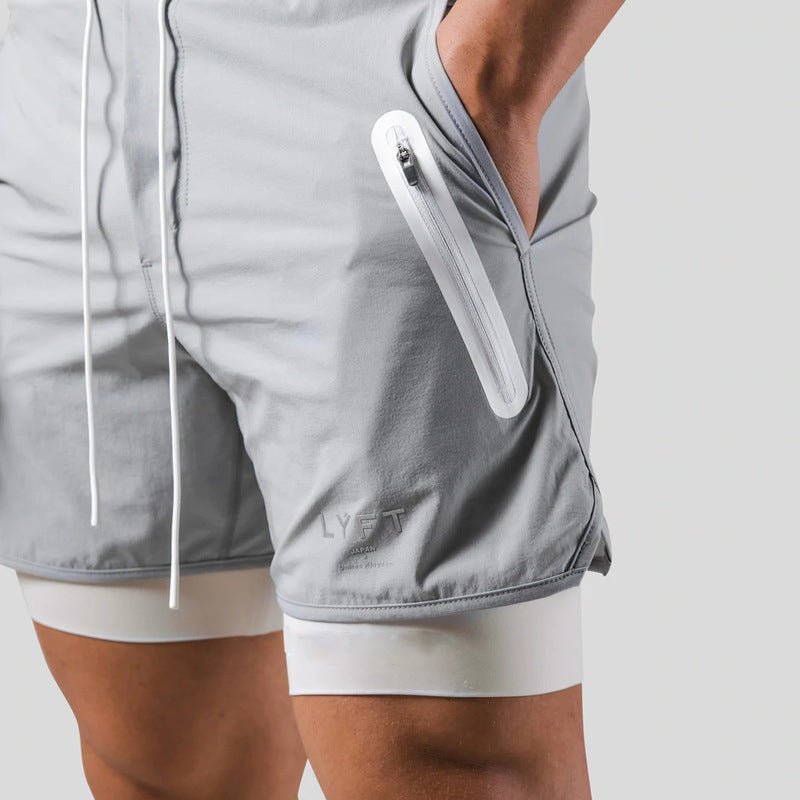 2-in-1 Sport- und Trainingsshorts Herren 10