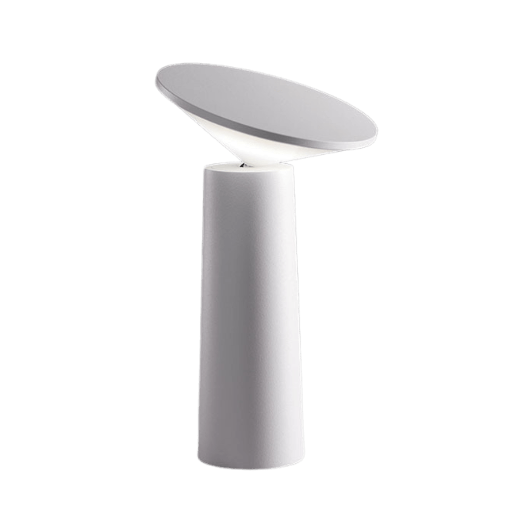 Sculptural Cone Silhouette Rechargeable Cordless Dimmable Table Lamp
