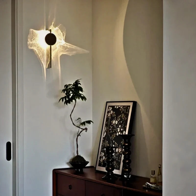 Rotatable Aluminum Stainless Steel Ripple Projection Wall Light