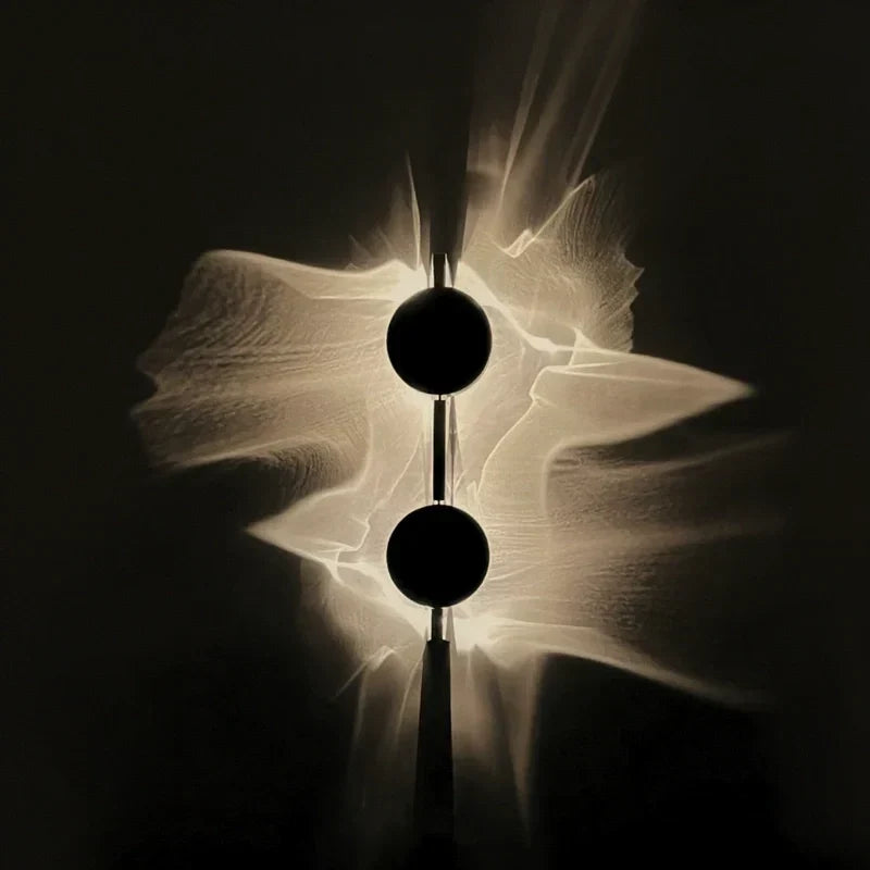 Rotatable Aluminum Stainless Steel Ripple Projection Wall Light
