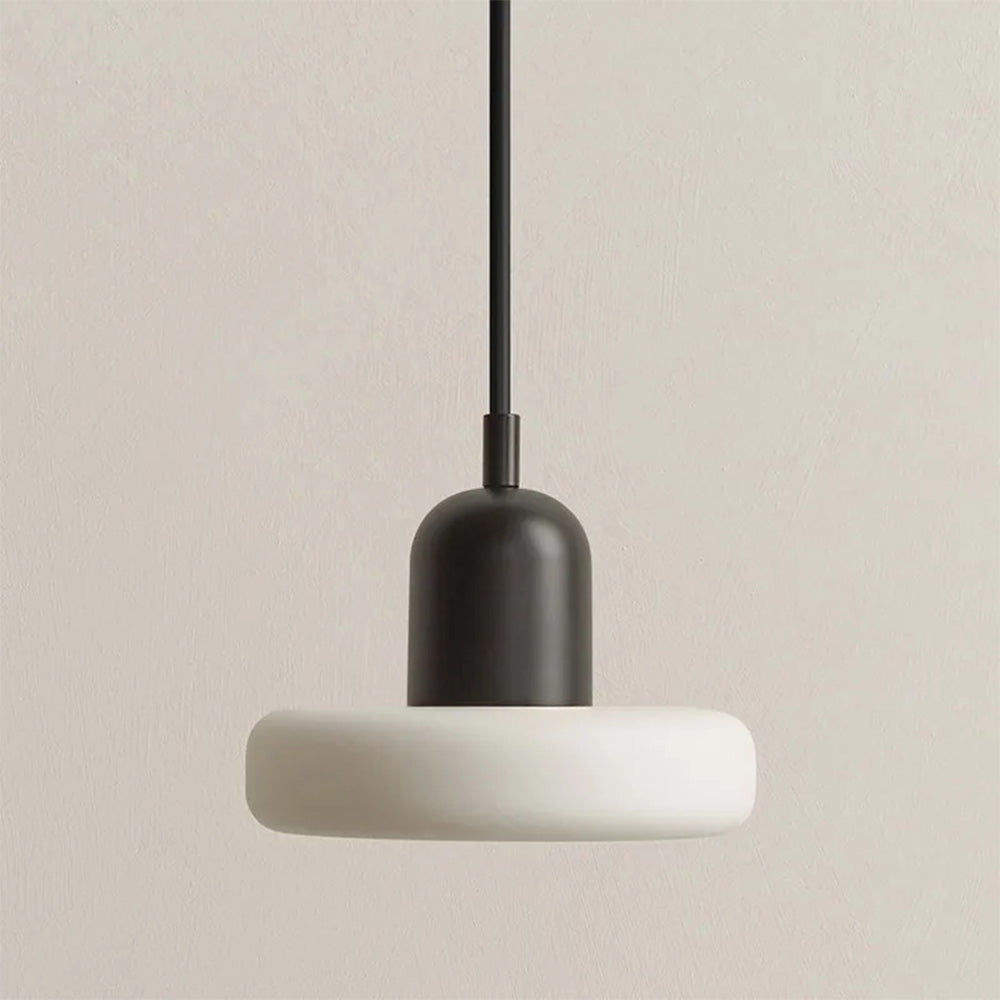 Smooth Dome Scandinavian Minimalist Frosted Glass Pendant Light