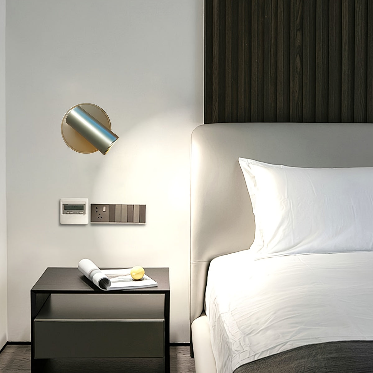 Minimalist Detachable Magnetic Touch Control Rechargeable Wireless Wall Light
