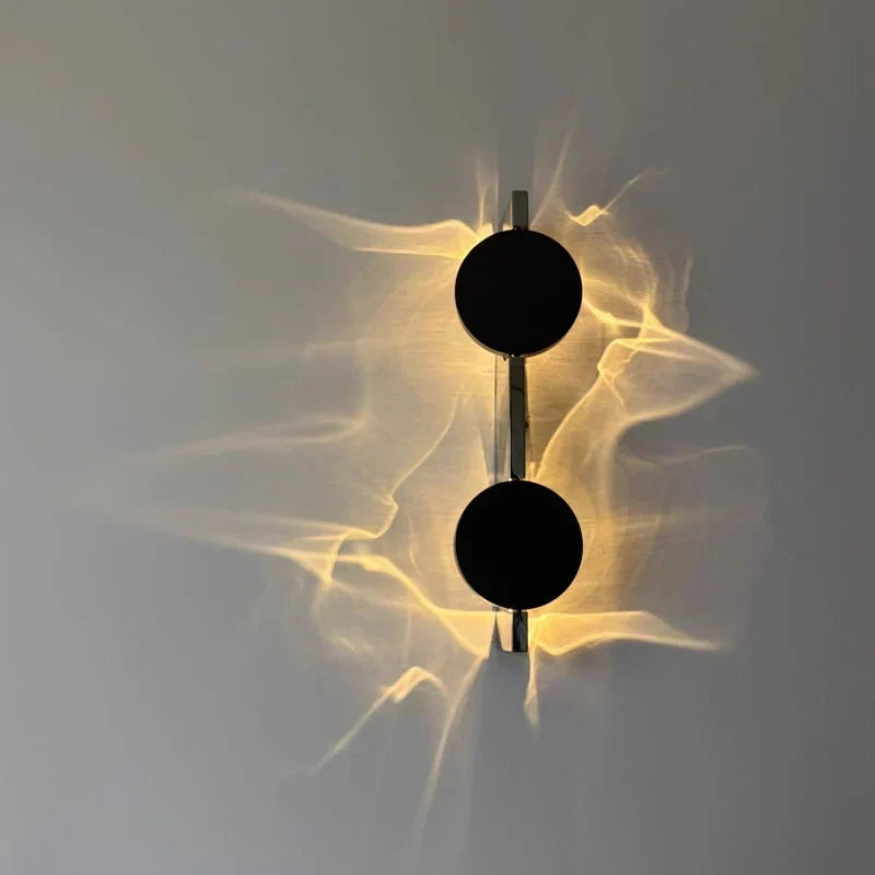 Rotatable Aluminum Stainless Steel Ripple Projection Wall Light