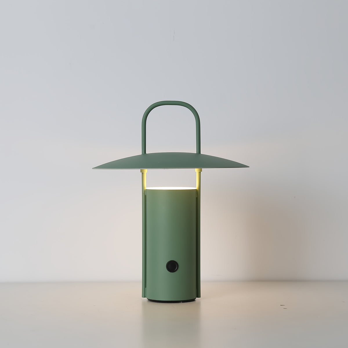 Minimalist Dome Metal Rechargeable Touch Control Table Lamp