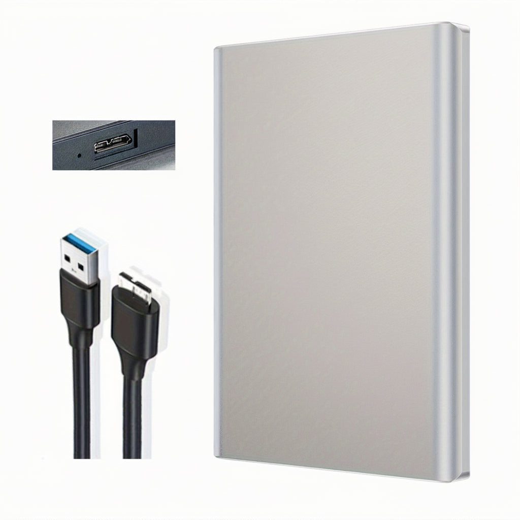 Slim Compact Lightweight External Portable SSD Hard Drive