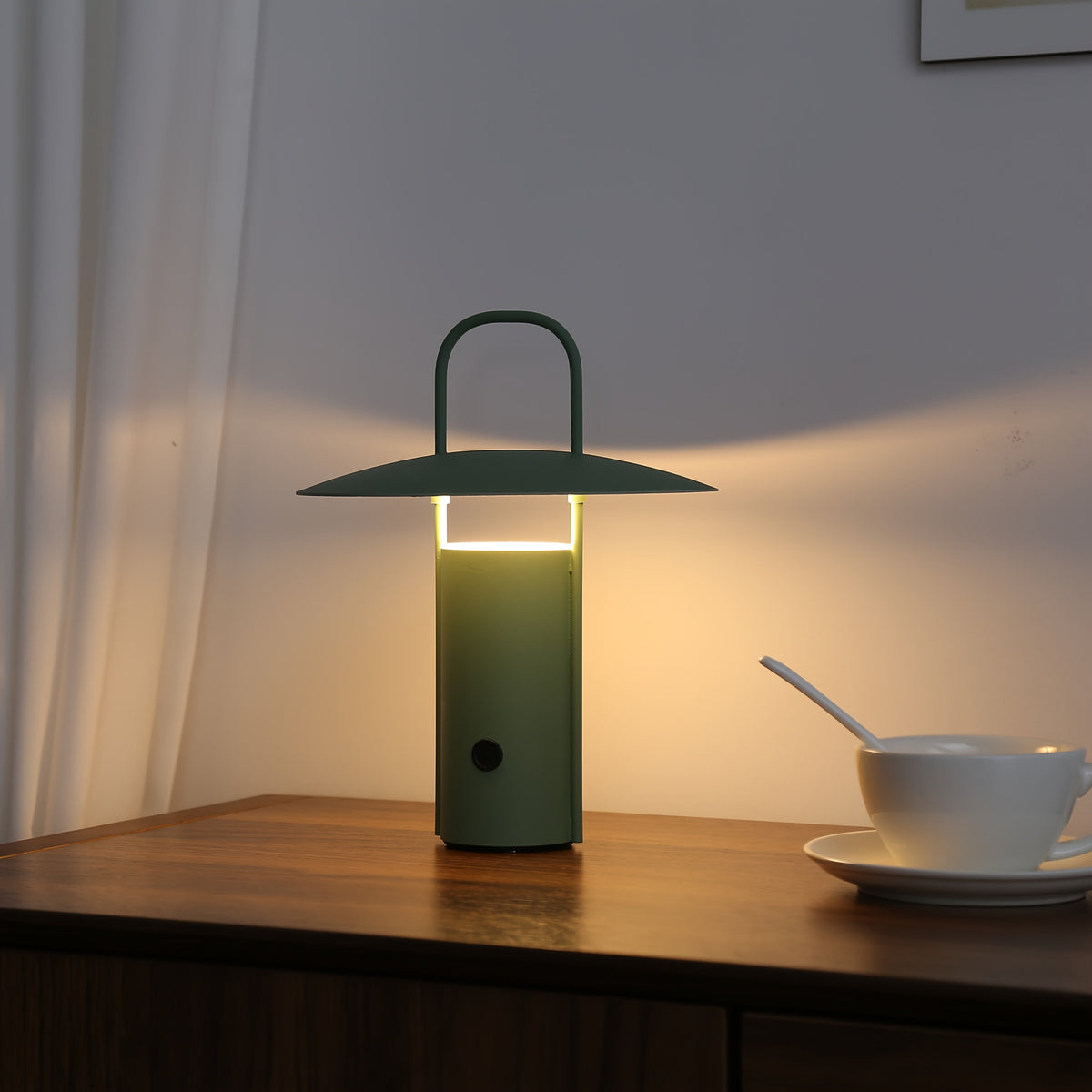 Minimalist Dome Metal Rechargeable Touch Control Table Lamp