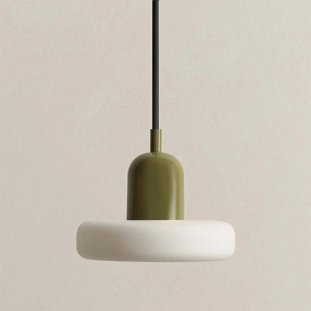 Smooth Dome Scandinavian Minimalist Frosted Glass Pendant Light