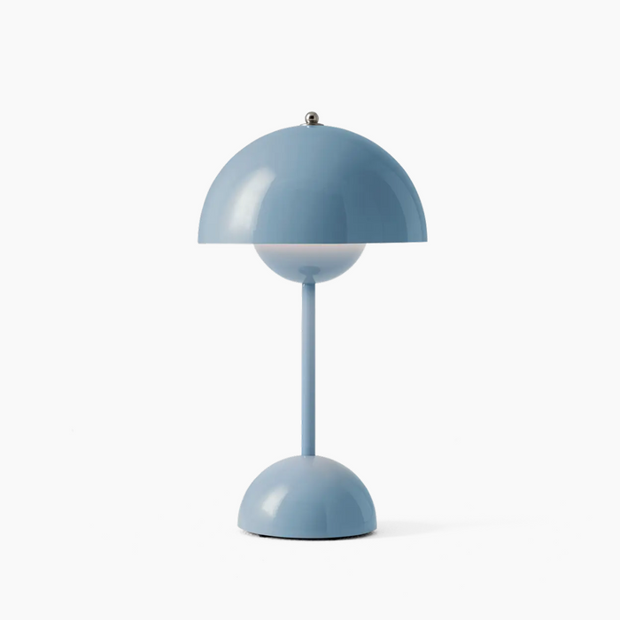 Scandinavian Mushroom Bud Silhouette Rechargeable Touch Control Table Lamp