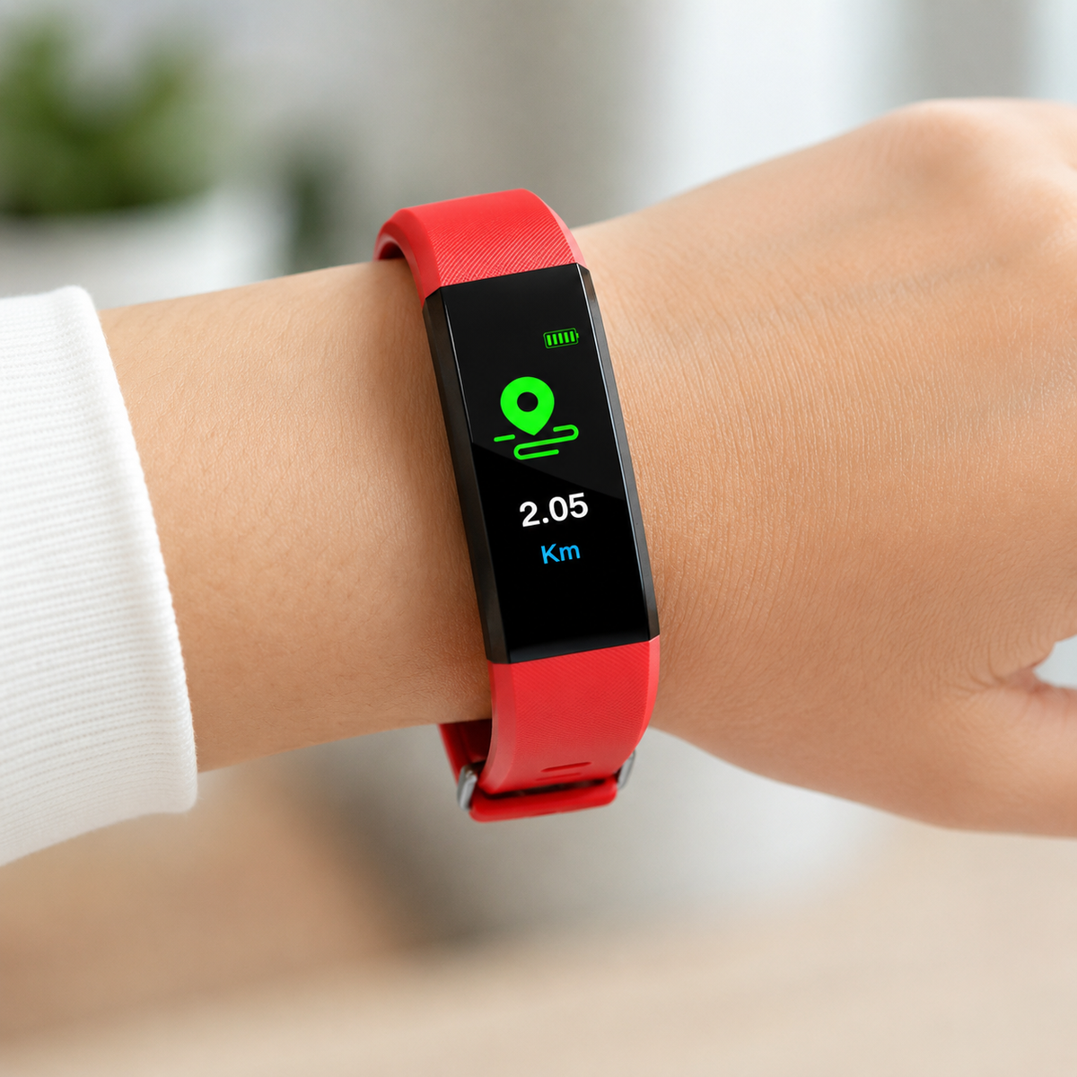 Adjustable Wristband Heart Rate Sleep Tracking Fitness Smart Watch