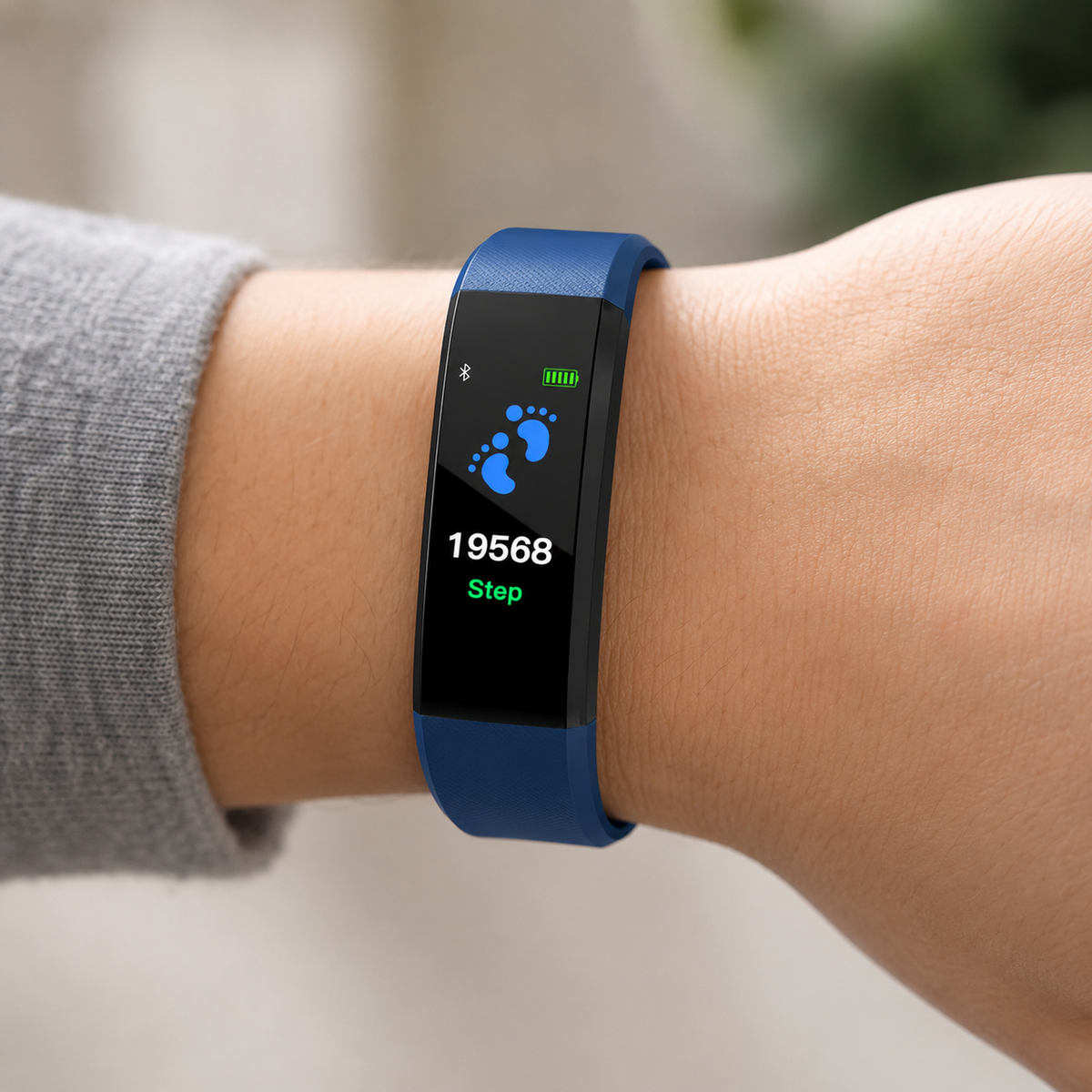 Adjustable Wristband Heart Rate Sleep Tracking Fitness Smart Watch