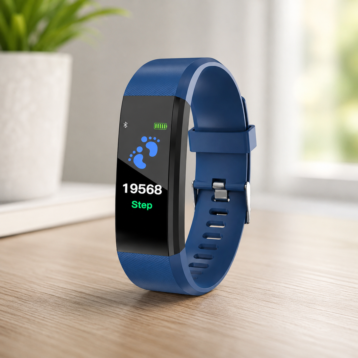 Adjustable Wristband Heart Rate Sleep Tracking Fitness Smart Watch