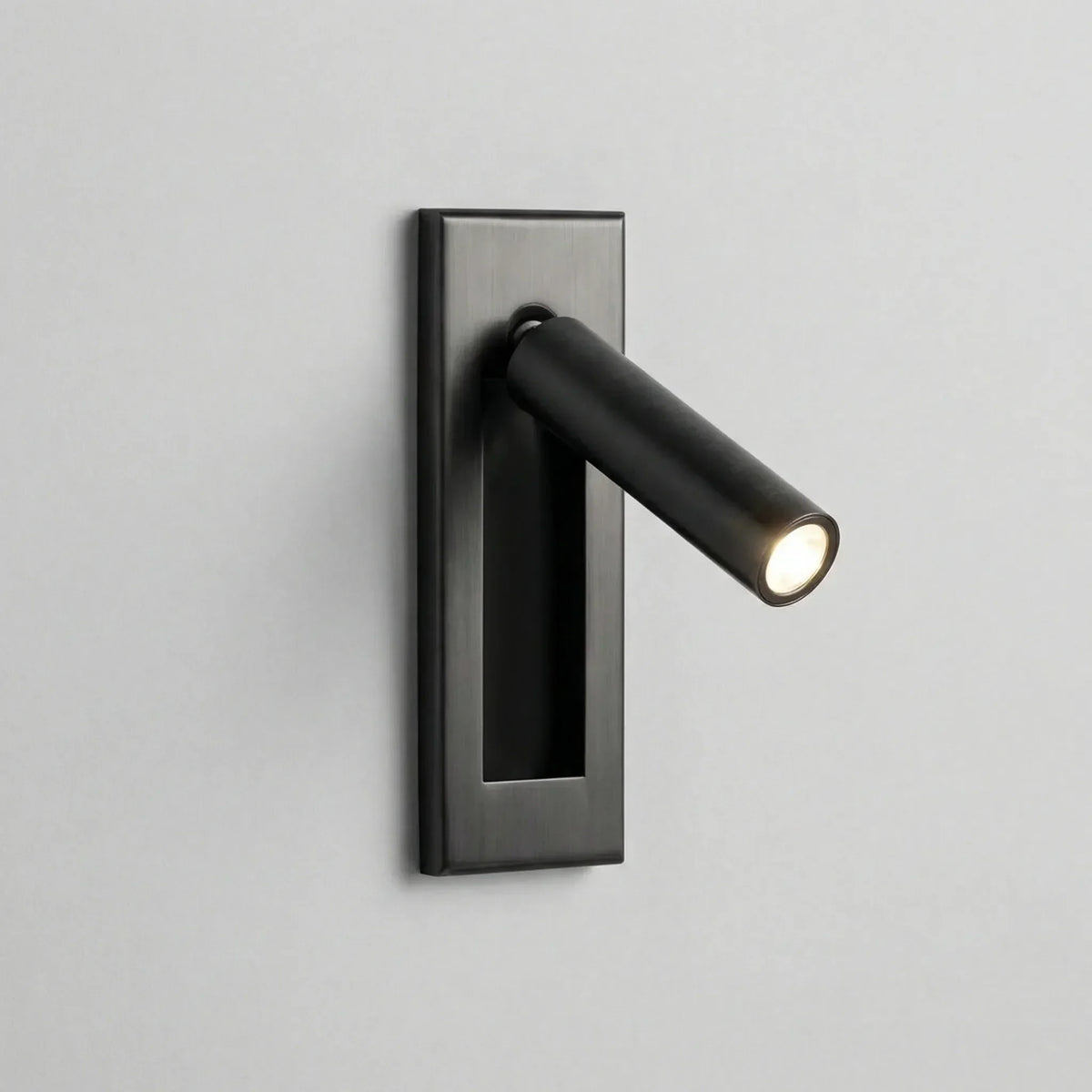 Foldable Slim Profile Adjustable Pivoting Arm Wall Reading Light