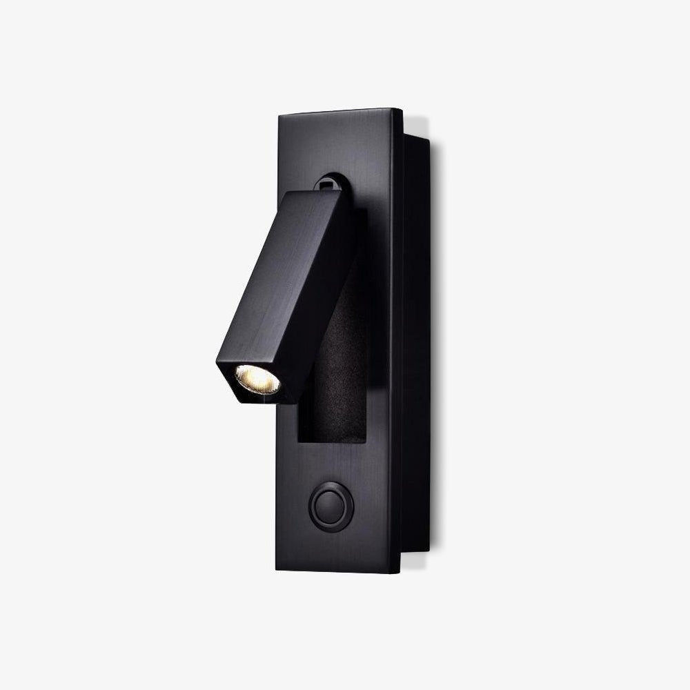 Foldable Slim Profile Adjustable Pivoting Arm Wall Reading Light