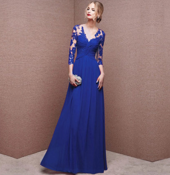 Arielle | Damen Elegantes Hochzeit Gast Kleid | Maxi 4